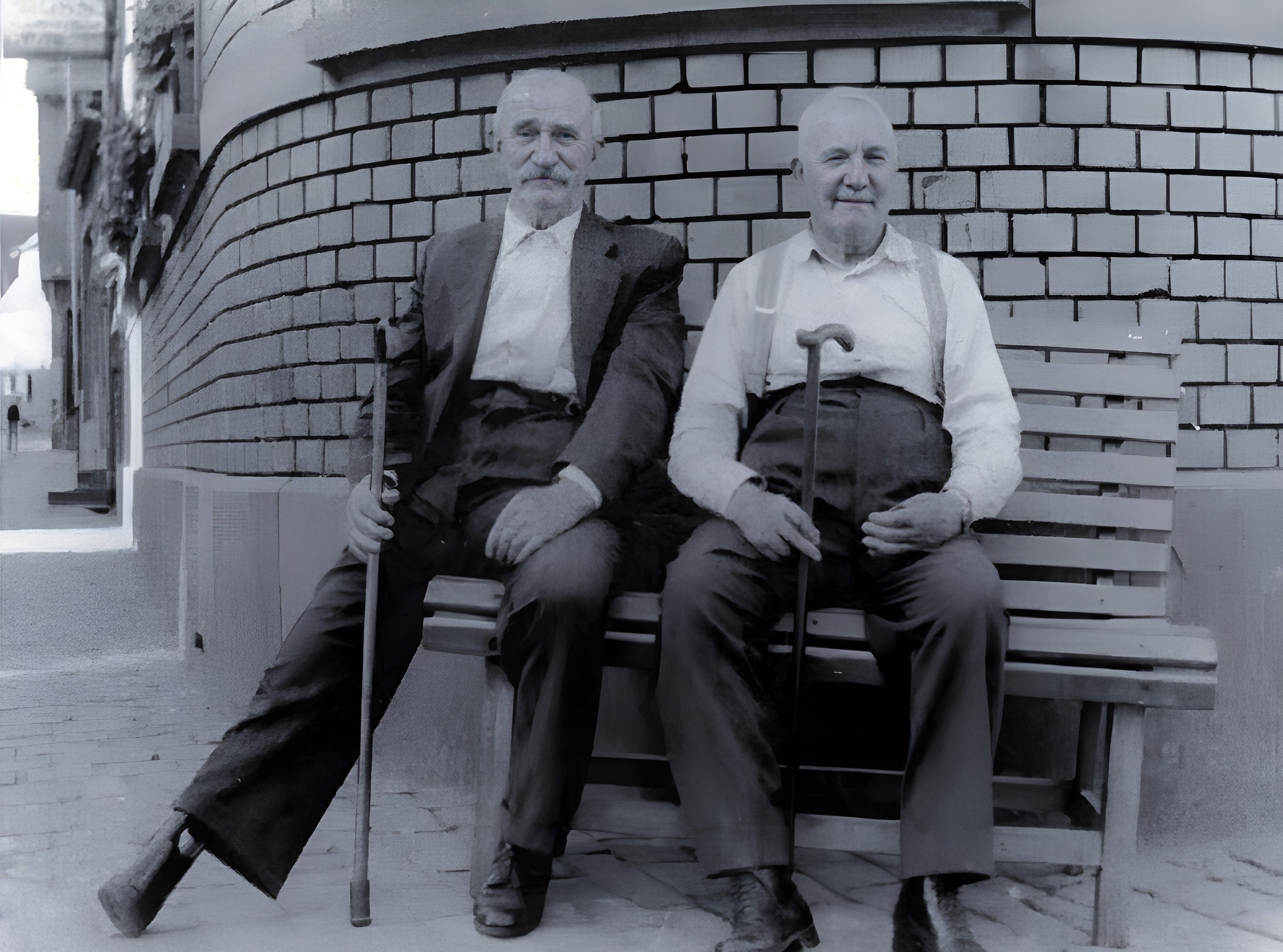 Anton Süß und Alois Wöber